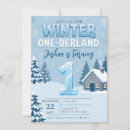 Search for winter onderland invitations Blue