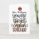 Search for english teacher cards Language