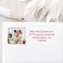 Search for photo return address labels Retro