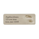 Search for footprints return address labels Ocean