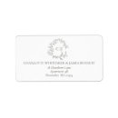 Search for lined return address labels For her