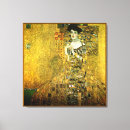 Search for woman in gold canvas prints Adele bloch bauer
