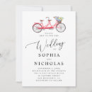 Search for tandem bicycle wedding invitations Rustic