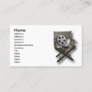 Search for film director business cards Metal
