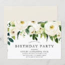 Search for all white birthday invitations Roses