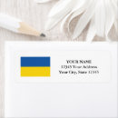 Search for national flag return address labels Country