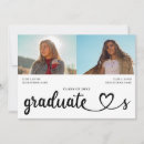 Search for sibling graduation invitations Modern photo graduation