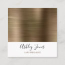 Recherche de métal or cartes visite Coiffeur