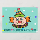 Search for circus clown invitations Kids