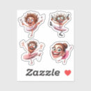 Search for funny ballerina stickers Cartoon