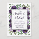 Recherche de plum purple wedding invitations Aubergine