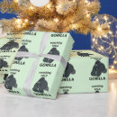 Search for gorilla wrapping paper Cute