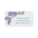 Search for mermaid return address labels Baby shower