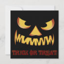 Search for carved square invitations Trick or treat