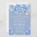 Search for forget me not invitations Watercolor