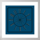 Search for digital clock posters Black