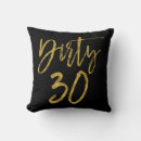Search for 30th birthday pillows Gold
