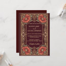 Search for nouveau wedding invitations Mucha