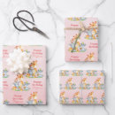Search for cute jungle animals wrapping paper Girl