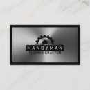 Recherche de home service business cards Homme à main