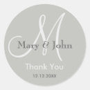 Search for grey silver stickers Monogrammed