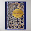 Search for peacock wedding posters Blue