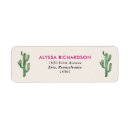 Search for cactus return address labels Bridal shower