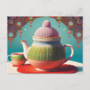 Search for pink teapot postcards Whimsical
