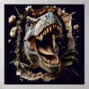 Search for scary dinosaur posters T rex