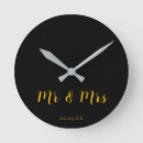 Search for yellow clocks Black and yellow