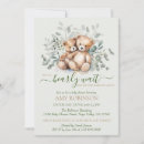 Search for neutral teddy bear baby shower invitations Cub