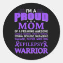 Search for epilepsy ribbon stickers Women