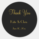 Search for thank you wedding stickers Classy