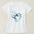 Recherche de coeur bleu tshirts Valentine
