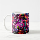Search for whimsical cat mugs Black