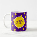 Search for purple dots mugs Yellow