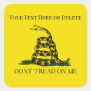 Search for gadsden flag stickers Don't tread on me