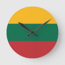 Recherche de cadre rouge horloges Drapeau