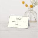 Search for ivory place cards Simple