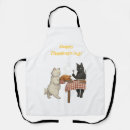 Search for thanksgiving cat aprons Cute