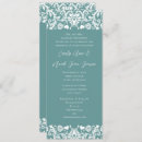 Recherche de aqua blue floral wedding invitations Couple