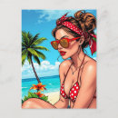Search for pinup art postcards Woman