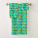 Search for turquoise and orange bath towels Black