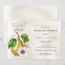 Search for pear invitations Watercolor
