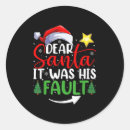 Search for fault stickers Dear santa it