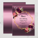 Search for purple 60th birthday invitations Glam