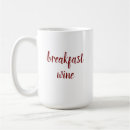 Recherche de vin drôle tasses Vin de petit déjeuner
