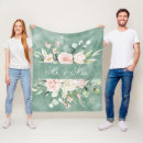 Search for bridal party blankets Newly weds