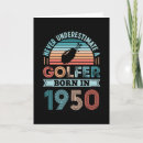 Search for 70th golfing birthday cards Funny