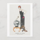 Search for art deco fashion postcards Barbier